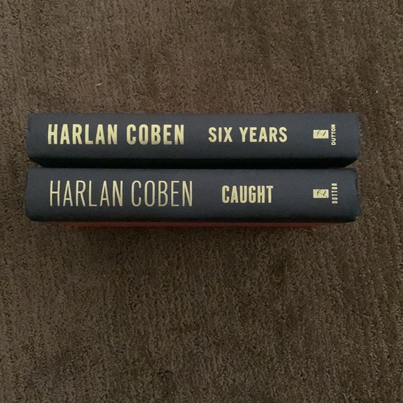 Six Years and Caught by Harlan Coben Lot of 2 Hardcover Books - Picture 2 of 3